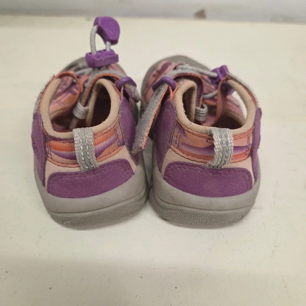 KEEN Seacamp II CNX Toddler Girls Purple Orange Sport Sandals Size 8 1022824
